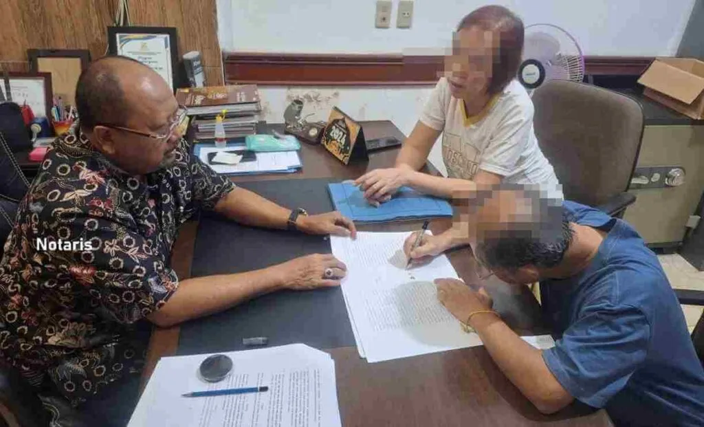 Perjanjian Tentang Hak Asuh Anak dan Harta Bersama dalam Perkara Gugatan Perceraian di Pengadilan Negeri Lubuk Pakam, dibuat dihadapan Notaris di Deli Serdang