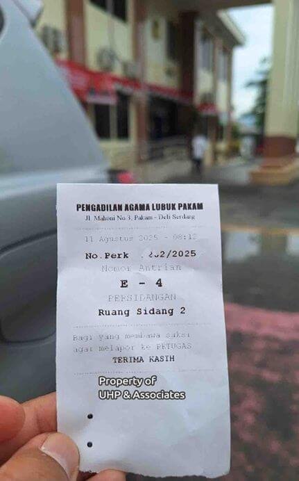 Tiket Antrian di Pa Lubuk Pakam